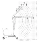 Lastendiagramm Gegengewichtskran