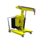 Wanderkran elektrisch – Ausschub und Einzug stufenlos einstellbar, 200 kg Hubkapazität
