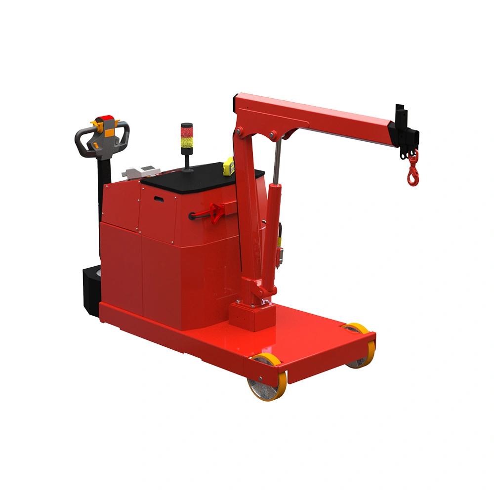 PH-ATLAS1TE3L Elektrokran mit Bedienhebel und 3-fach Teleskop-Ausschub – vollelektrisch, 1000 kg Traglast