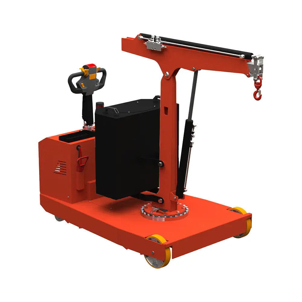 Elektro-Mobilkran mit Steuerhebel – PickCarry und Teleskop-Ausschub, 500 kg Hebekapazität