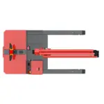 PH-OMNIA2TL mobiler Werkstattkran 2000 kg – Topansicht mit kompaktem Chassis und Bedienhebel