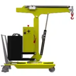 Wanderkran -  Gegengewichtskran bis 500 kg – elektrisch verstellbare Funktionen PH-01B2SE/ 01B5SE_1000 – Bild 4