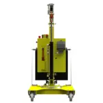 Mobiler Hebekran PH‑01B2SER_1000 – Frontansicht mit ergonomischem Bediengriff und Funkfernbedienung