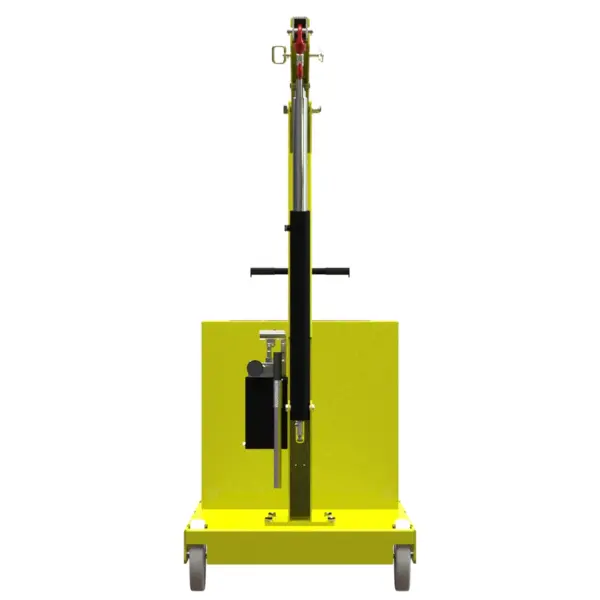Mobiler Teleskopkran PH-GZ1000 – Frontalansicht mit Hydrauliksystem, Teleskoparm und robustem Stahlrahmen