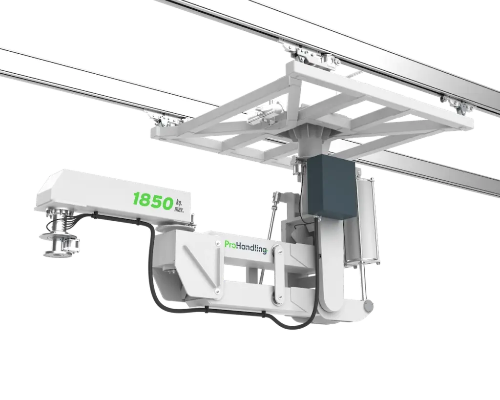 Hubachse Galactus 1850 kg in Deckenmontage – Schwerlast Hubachse Manipulator